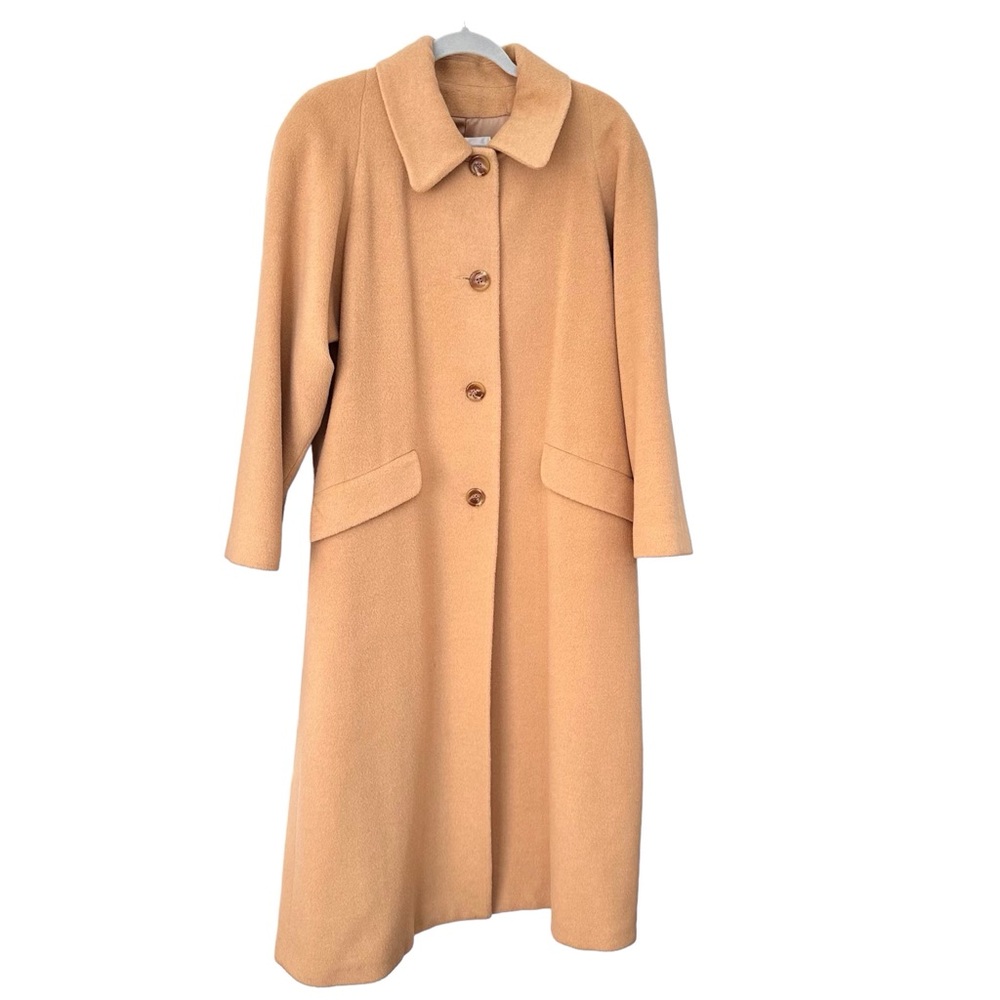 Talbots Petites Camel Hair Tan Coat Size 10P